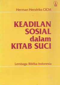 Keadilan Sosial dalam Kitab Suci
