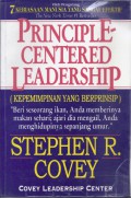 Kepemimpinan yang Berprinsip (Principle-centered Leadership)