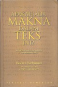 Apakah ada Makna dalam Teks ini: Alkitab, Pembaca, dan Moralitas Pengetahuan Sastra